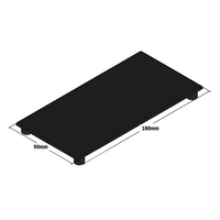 60-170-1 MODULAR SOLUTIONS POLYAMIDE PART END CAP 180MM X 90MM BLACK